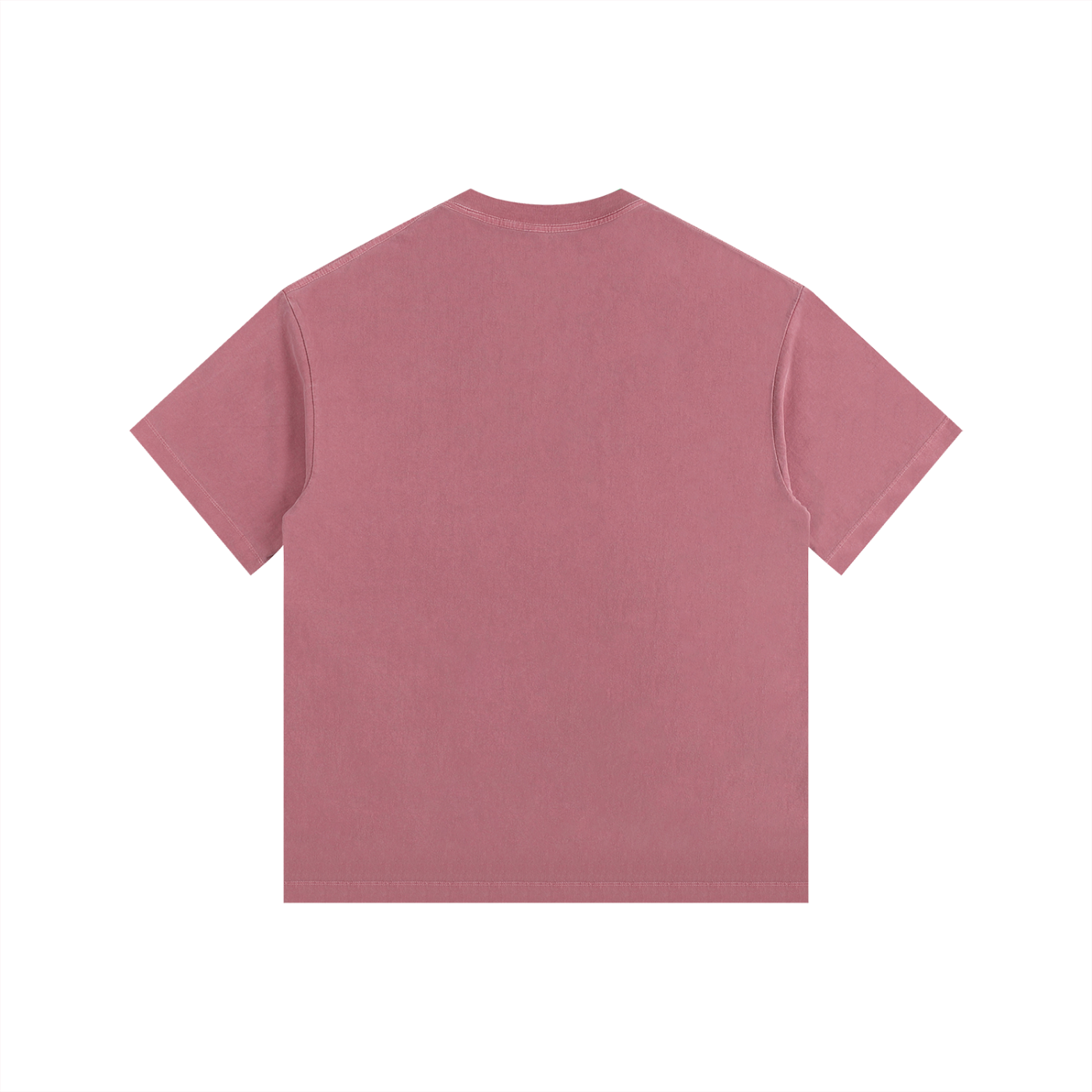 MystiManic - Vintage Washed Oversized T-Shirt - Unisex - Dusty Rose/Black