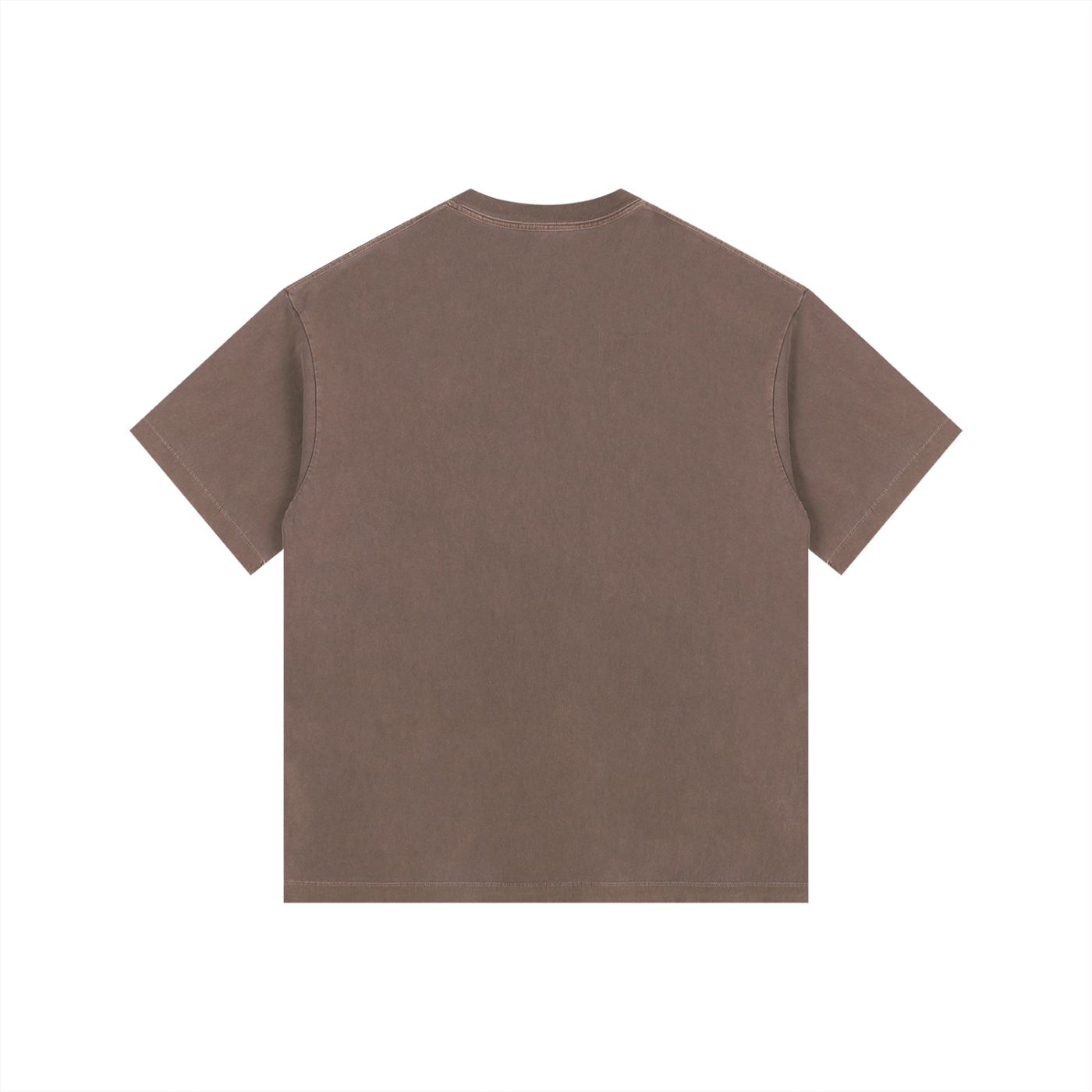 MystiManic - Vintage Washed Oversized T-Shirt - Unisex - Coffee/Black